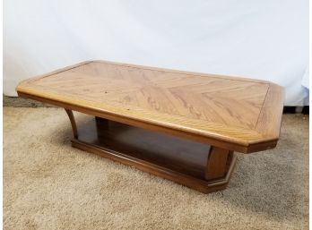 Traditional Style Rectangular Wood Coffee Table