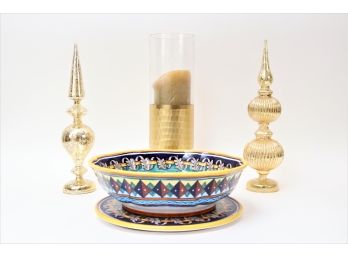 Set Of 5 Pieces Italian & Indian Decorative Pieces