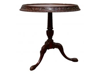 Antique Round Handcarved Round Table