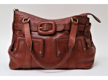 Authentic Cole Hahn Handbag In Burnt Orange