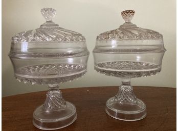 Very Nice Cut Glass Candy Dishes