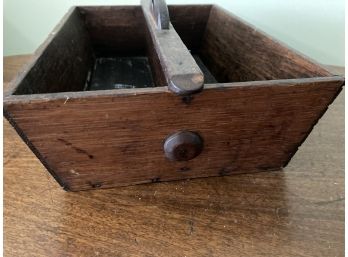 Antique Wooden Caddy