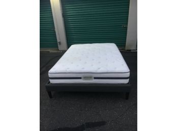 Modway Queen Size Platform Bed With Beautyrest Queen Size Mattress