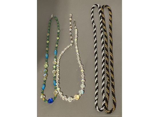 Four Bead Necklaces
