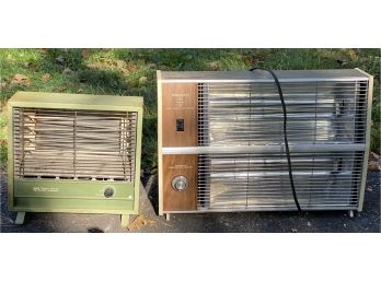 Two Vintage Space Heaters