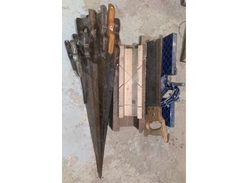 Hand Saws And Miter Boxes