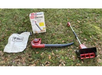 Toro Electric Leaf Blower And Electric Power Shovel