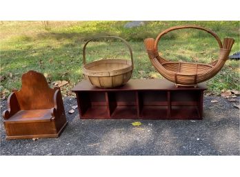 Miscellaneous Storage Lot - Baskets And More