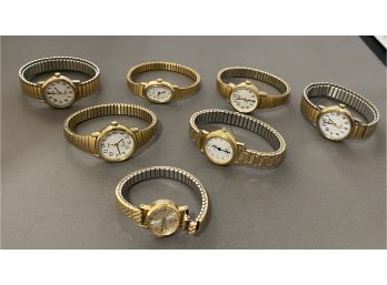 Grouping Of Ladies Timex Watches