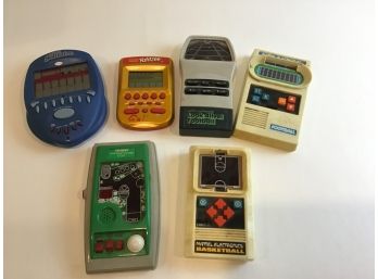 Lot Of Vintage Hand Held Games