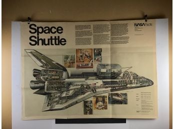 Vintage Space Shuttle Poster