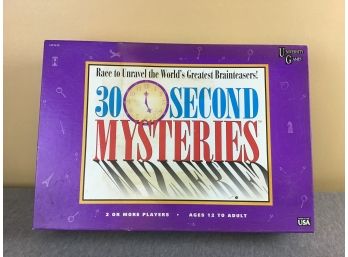 Vintage 30 Second Mysteries Game