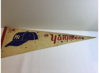 Vintage Yankees Pennant