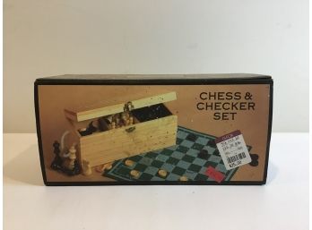 Checker Chess Set
