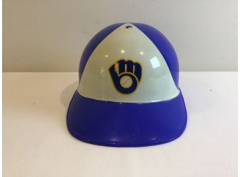 Blue White Baseball Glove Helmet