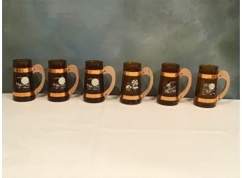 Brown Glass Mugs