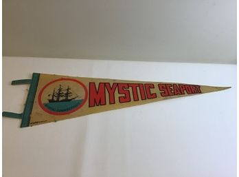 Vintage Mystic Seaport Pennant