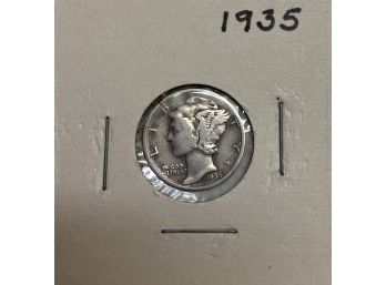 1935 Silver Mercury Dime Coin
