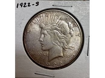 1922-s Silver Peace Dollar