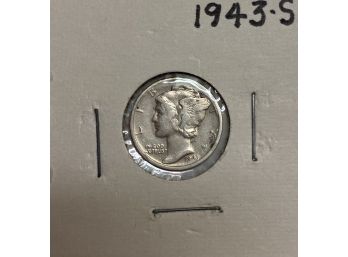 1943-s Silver Mercury Dime Coin