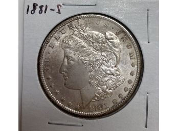 1881-s Silver Morgan Dollar