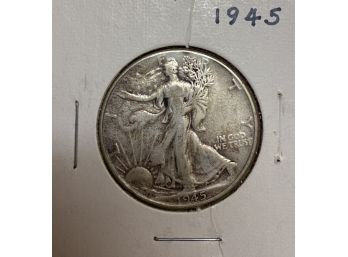 1945-s Silver Standing Liberty Half Dollar