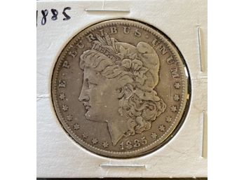1885 Silver Morgan Dollar AU