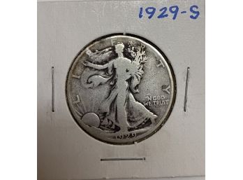 1929-s Silver Standing Liberty Half Dollar
