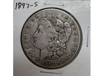 1897-s Silver Morgan Dollar