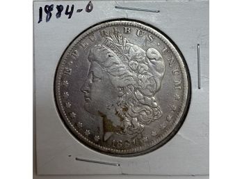 1884-o Silver Morgan Dollar