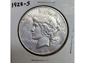 1923-s Silver Peace Dollar