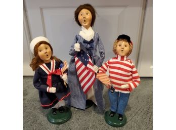 Byers Choice The Carolers Patriotic Lot Of 3