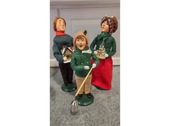 Byers Choice Carolers Lot Of 3
