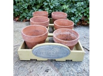 Potters Shed Tray With Pots