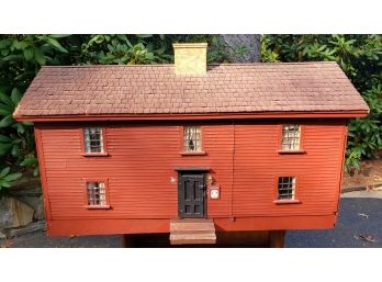 Beautiful Hand Crafted Salt Box Colonial Dollhouse