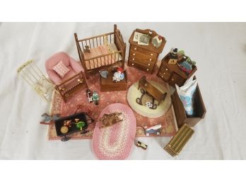 Miniature Dollhouse Furniture Lot 3