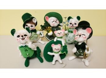 AnnaLee St Patricks Day Mice Collection