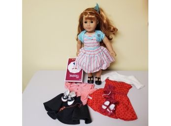 American Girl Doll ' Mary Ellen  ' With 3 Outfits