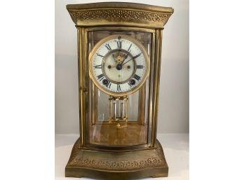Ansonia Clock Company Of New York Mantel Clock With Key
