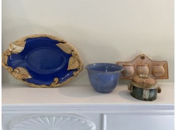 Collection Of Vintage Hand Made Pottery