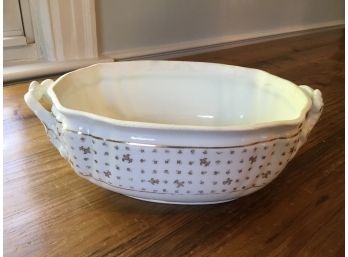 Vintage White Serving Bowl Made In Austria