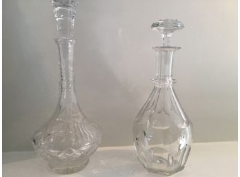 Baccarat Decanter With Stopper And Crystal Decanter
