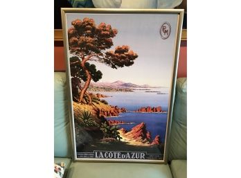 Framed Cliff View Print