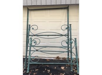 Lovely Heavy Wrought Iron Queen Size Bed