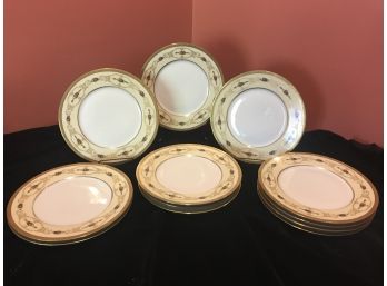 12 Baveria German Decorated Plates