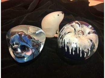 Trio Of Paper Weights