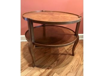Well Made Wood Round Accent Table