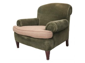 Ralph Lauren Green And Plaid Arm Chair And A Half (retailed $1399)