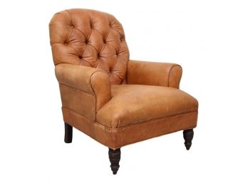 Ralph Lauren Tobacco Leather Arm Chair (retailed $4000)