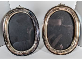 Pair/2 Stunning George Jenson Oval Frames In Their Original Boxes With Packaging; 4.5x6'